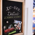 Upcycled Magnetic Chalkboard Frame | Pretty Handy Girl