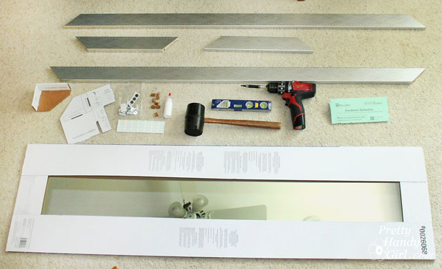 Install a ReadyMade Mirror Frame on Door | Pretty Handy Girl