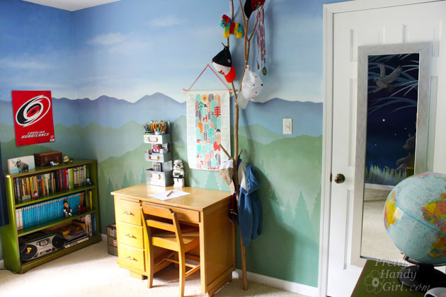 Install a ReadyMade Mirror Frame on Door | Pretty Handy Girl