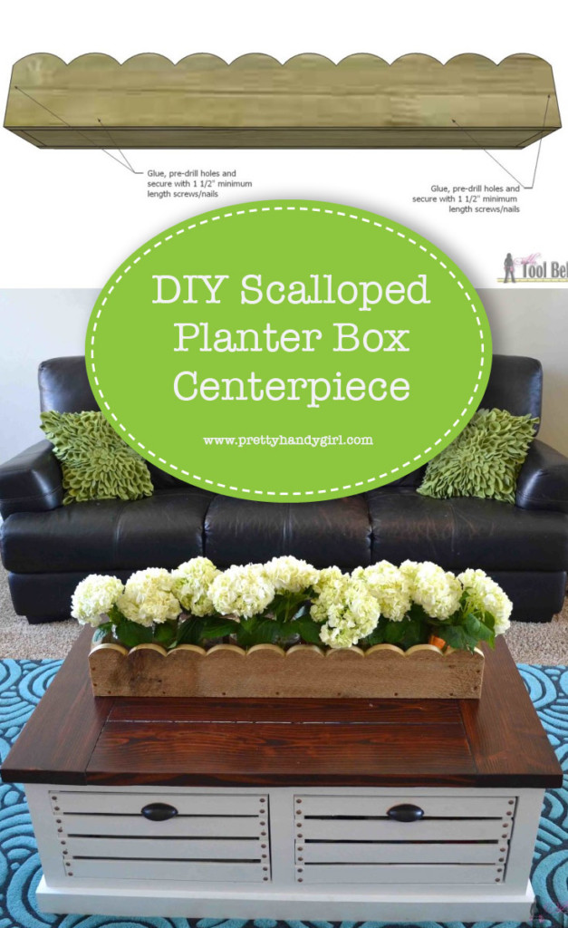 scalloped planter box