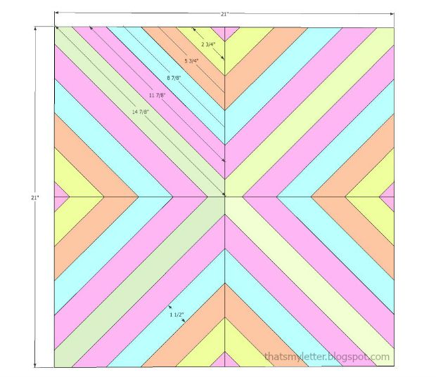 wall quilt layout