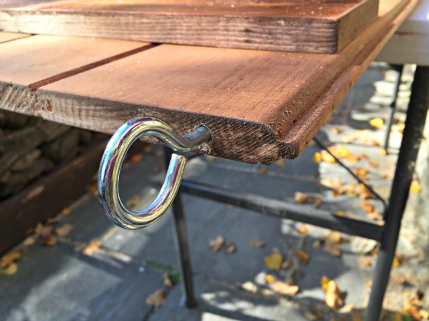 sliding mirror screw eye