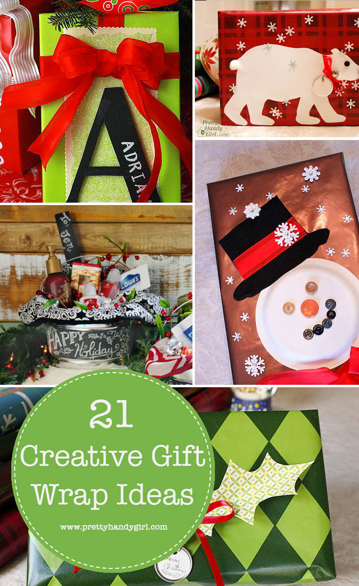 Using creative gift wrapping is a special way to create memories that will last a lifetime. Enjoy these 21 creative gift wrapping ideas! | Pretty Handy Girl #prettyhandygirl #giftwrap #creativegiftwrapping