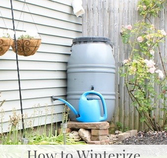 How to Winterize Your Rain Barrel