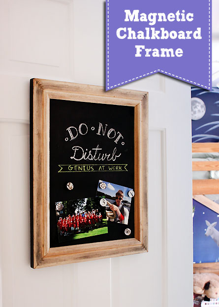 Magnetic Chalkboard Frame