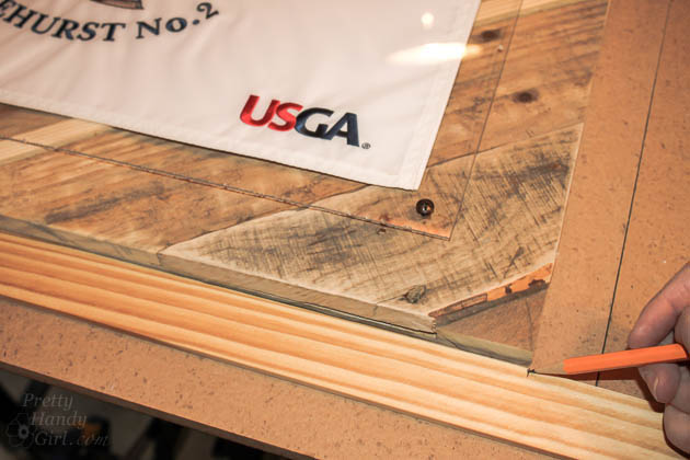 Rustic Scrap Wood Shadow Box Frame | Pretty Handy Girl