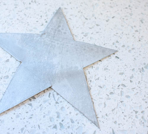 Galvanized Metal Star Garland | Pretty Handy Girl