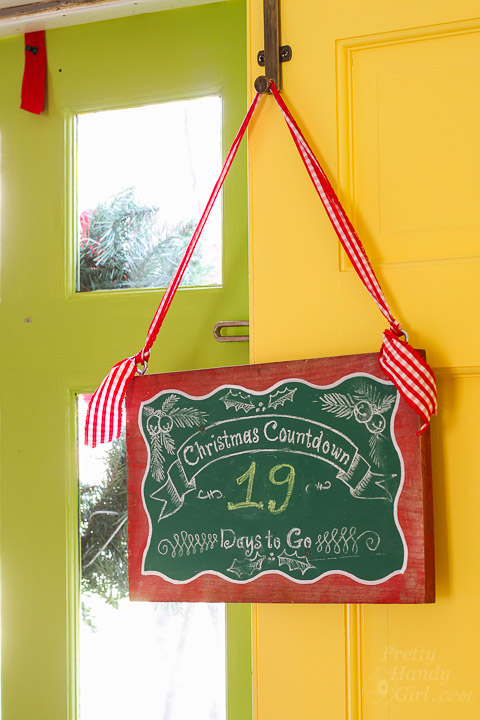 Pretty Handy Girl Holiday Home Tour Mudroom & Foyer