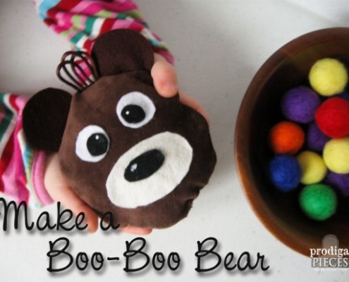 It's inevitable your little ones will get bump or bruise. Make them a Boo-Boo Bear to sweeten those tough times by Prodigal Pieces www.prodigalpieces.com #prodigalpieces
