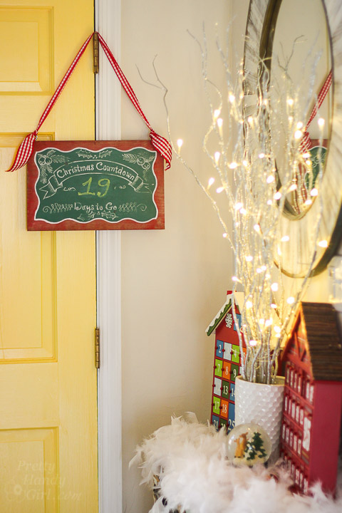 Pretty Handy Girl Holiday Home Tour Mudroom & Foyer