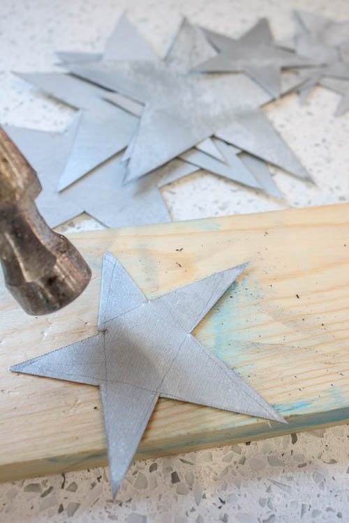 Galvanized Metal Star Garland | Pretty Handy Girl