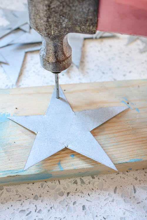 Galvanized Metal Star Garland | Pretty Handy Girl