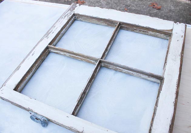 Rustic Metal Magnetic Window Frame | Pretty Handy Girl