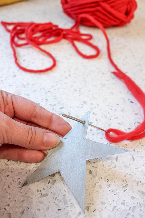 Galvanized Metal Star Garland | Pretty Handy Girl