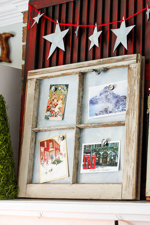 Rustic Metal Magnetic Window Frame