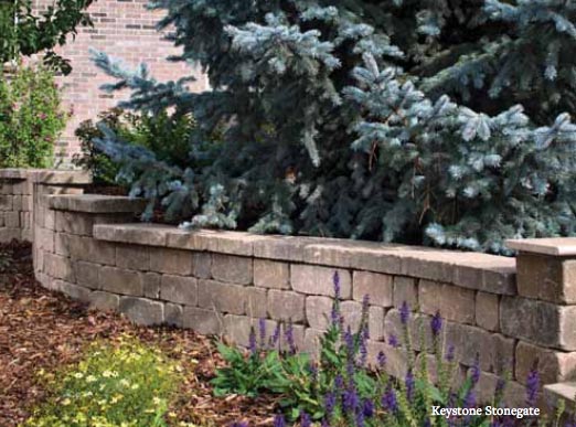 Belgard Stonegate Wall - Backyard Landscaping Plans | Pretty Handy Girl