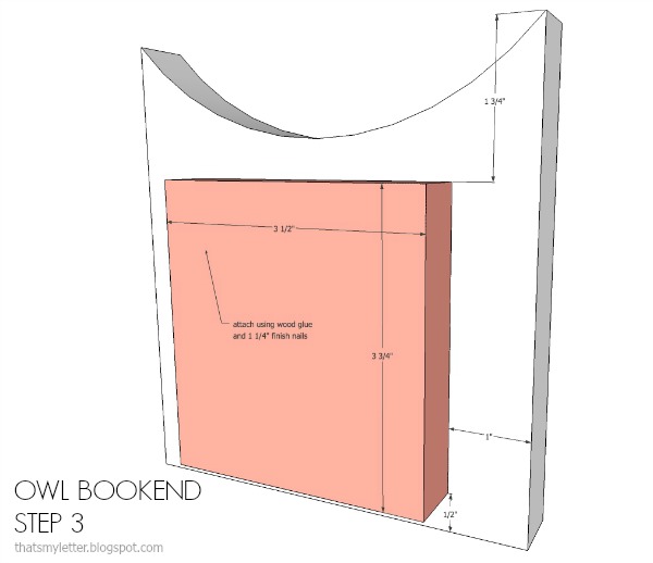 owl bookend step 3 tml