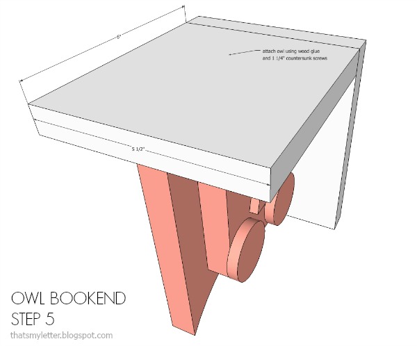 owl bookend step 5 tml