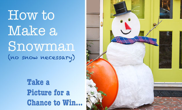 Build a Snowman and Win a Getaway for 4 on a Disney Cruise! | Pretty Handy Girl