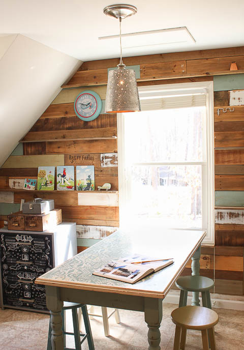 DIY Twinkling Pendant Light | Pretty Handy Girl