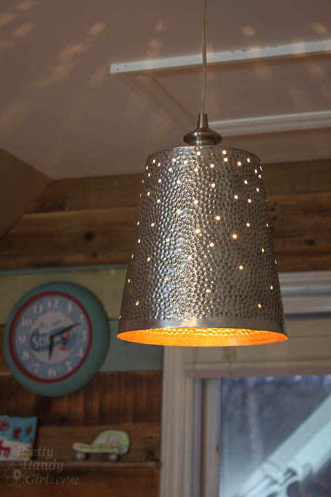 DIY Twinkling Light Pendant |Pretty Handy Girl