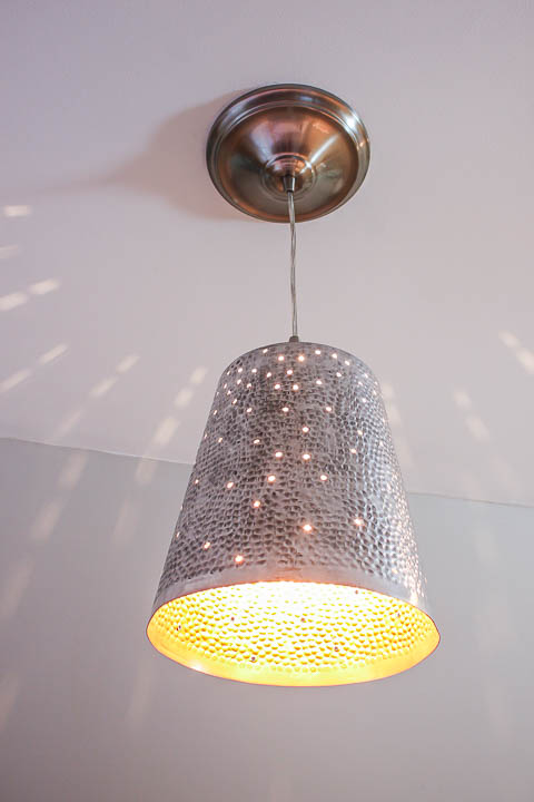 DIY Twinkling Light Pendant |Pretty Handy Girl