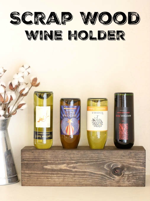 Scrap Wood Wine Holder