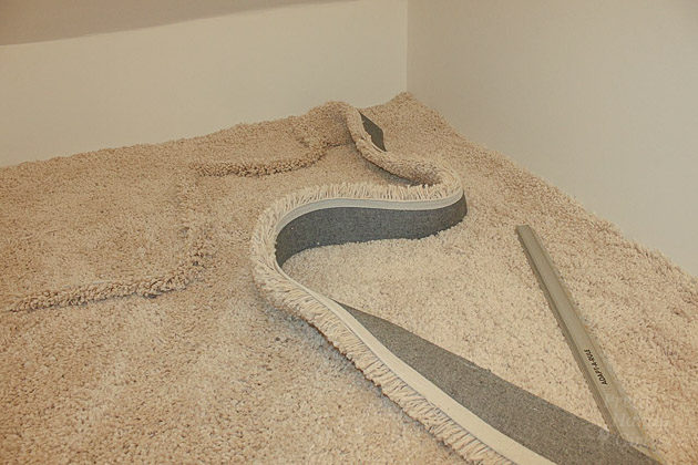 Faking Wall-to-Wall Carpet with an Area Rug | Pretty Handy Girl
