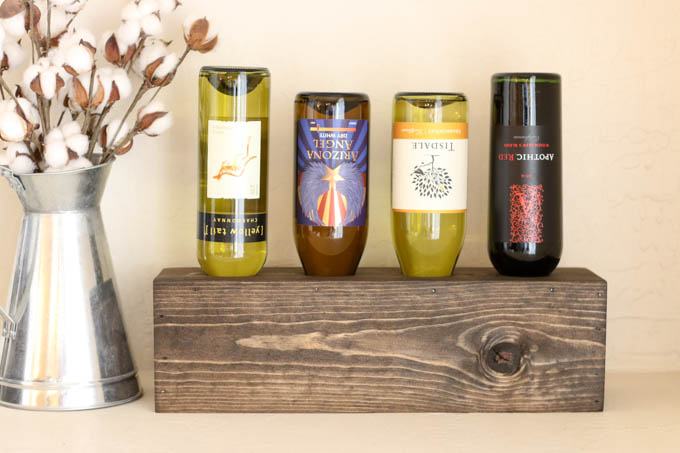 scrap wood wine holder