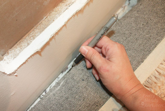 Faking Wall-to-Wall Carpet with an Area Rug | Pretty Handy Girl