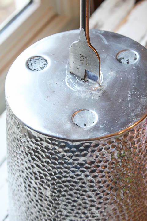 DIY Twinkling Light Pendant |Pretty Handy Girl