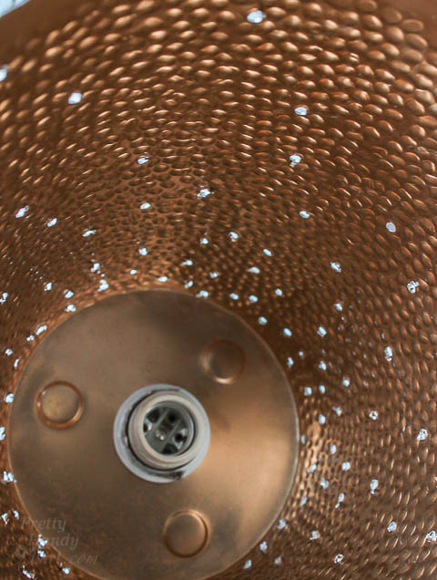 DIY Twinkling Light Pendant |Pretty Handy Girl