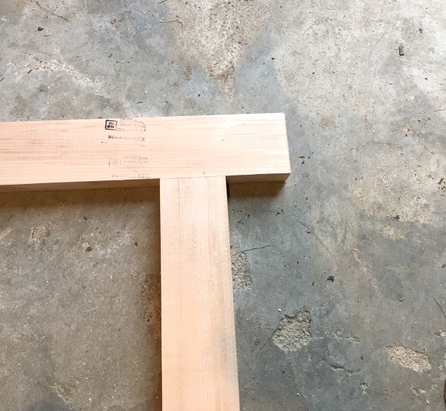 Building a dining bench with 2x4s and wood glue