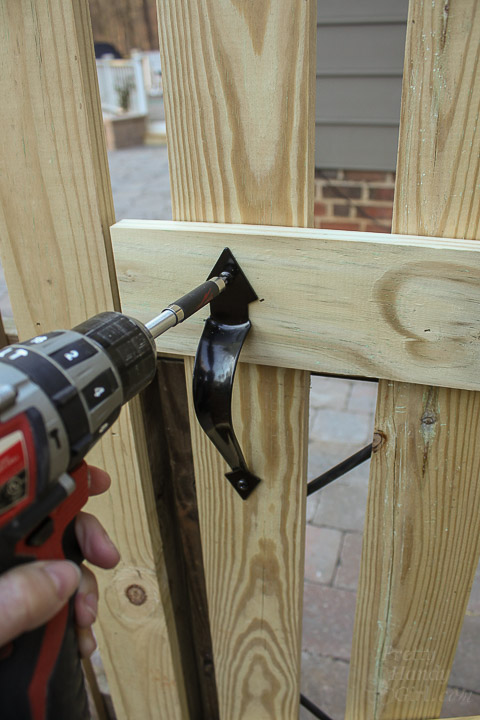 Adding Decorative and Functional Hardware to Your Gate | Pretty Handy Girl