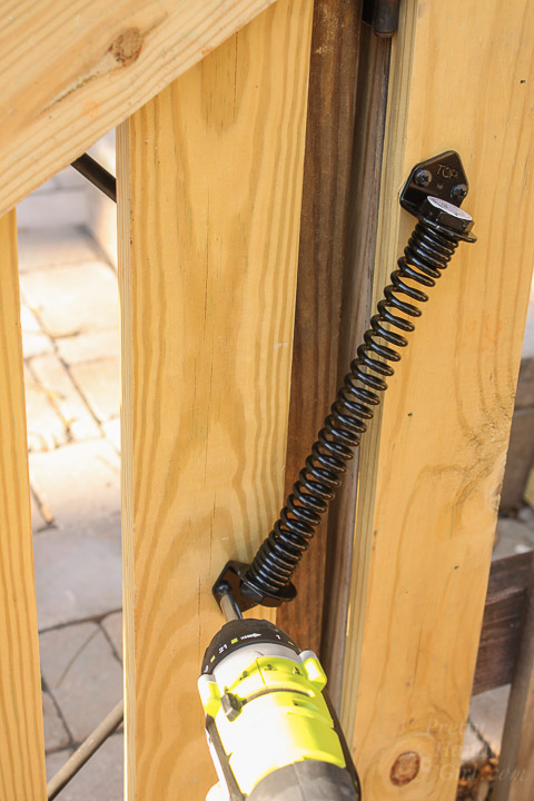 Adding Decorative and Functional Hardware to Your Gate | Pretty Handy Girl