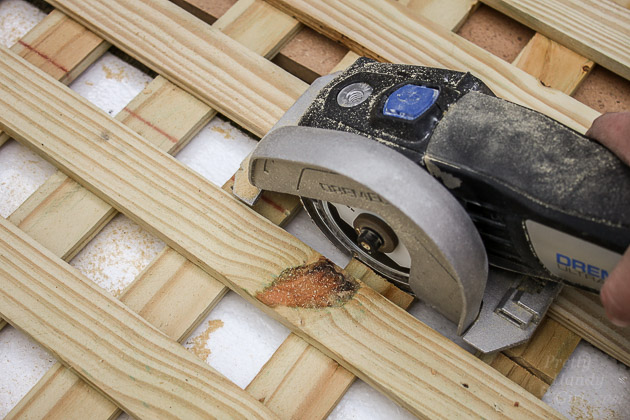Build a Pergola with Trellis to Screen Your Trash Cans | Pretty Handy Girl