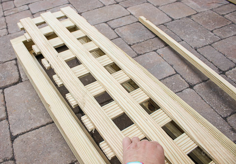 Build a Pergola to Screen Your Trash Cans | Pretty Handy Girl