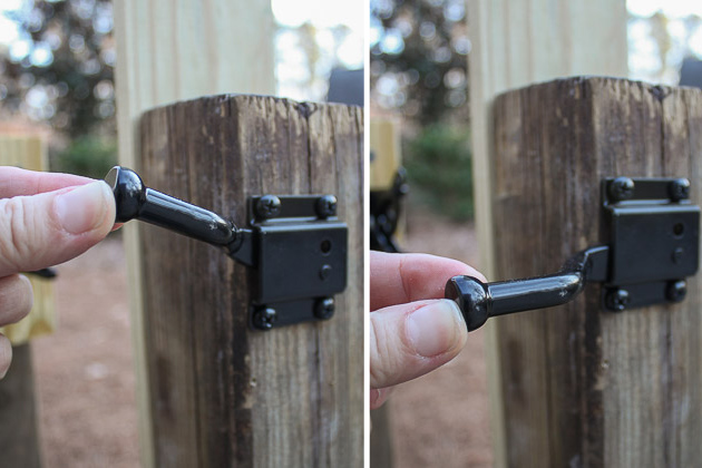 Adding Decorative and Functional Hardware to Your Gate | Pretty Handy Girl
