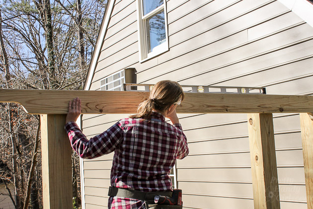 Build a Pergola with Trellis to Screen Your Trash Cans | Pretty Handy Girl