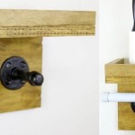 Rustic Ironing Board Holder | Pretty Handy Girl
