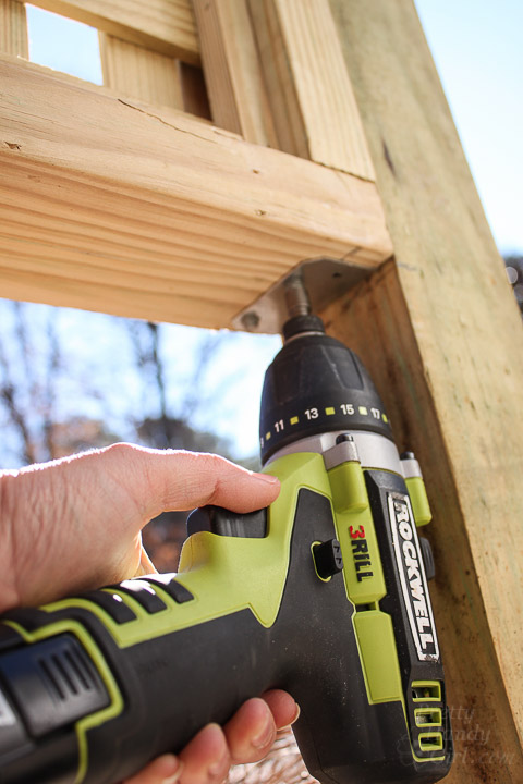 Build a Pergola with Trellis to Screen Your Trash Cans | Pretty Handy Girl