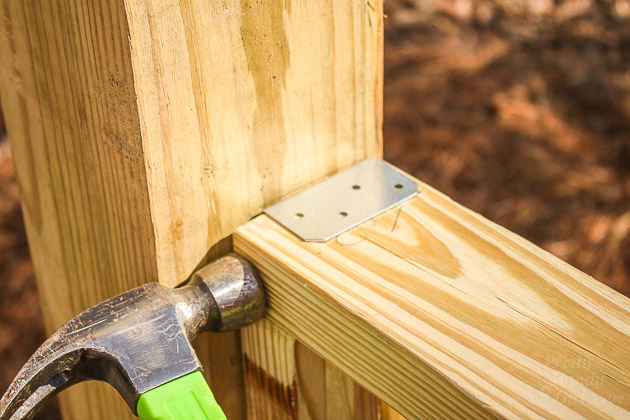 Build a Pergola with Trellis to Screen Your Trash Cans | Pretty Handy Girl