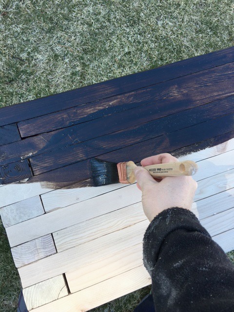Building a dining bench with 2x4s and wood glue Building a dining bench with 2x4s and wood glue