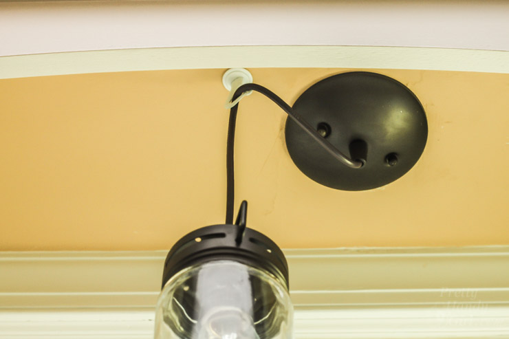Convert a Recessed Light to Accept a Hardwire Fixture | Pretty Handy Girl