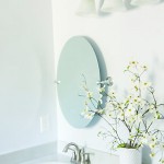 How to Hang a Frameless Oval Mirror on the Wall | Pretty Handy Girl