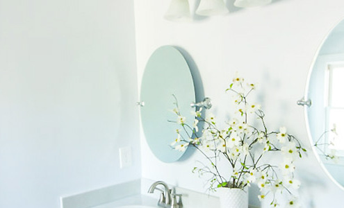How to Hang a Frameless Oval Mirror on the Wall | Pretty Handy Girl
