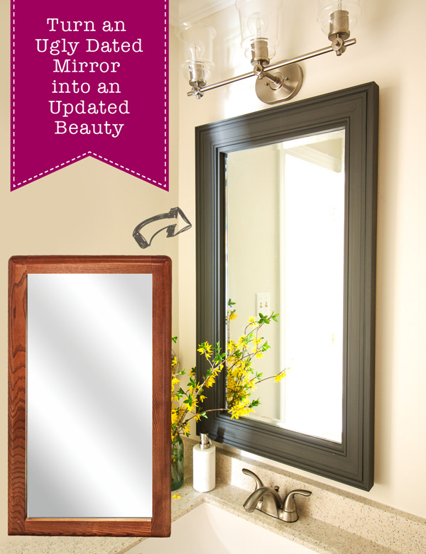 How to Frame a Dated Mirror | Pretty Handy Girl