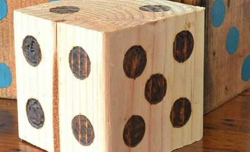 How to make yard dice | Outdoor Games | Pretty Handy Girl