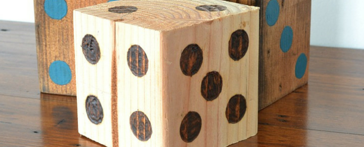 How to make yard dice | Outdoor Games | Pretty Handy Girl