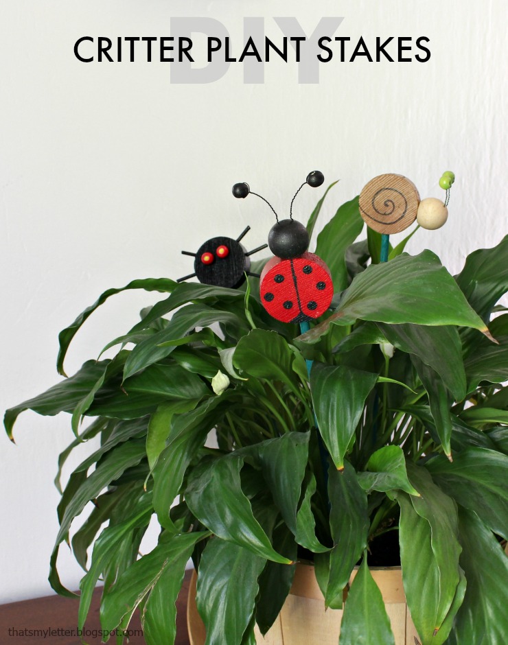 critter plant stakes